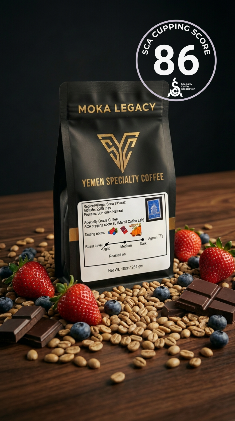 Yemen Moka Legacy Coffee + Hawaij Spice Gift Set