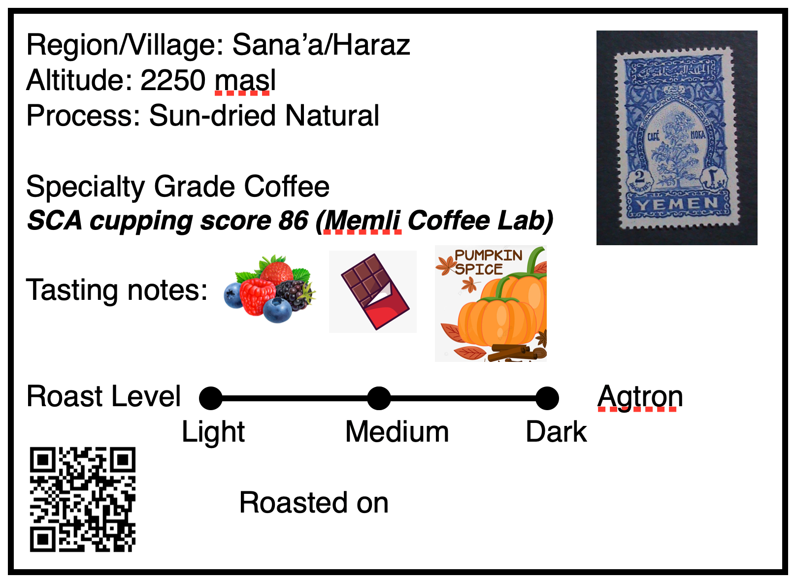 Yemen Moka Legacy Light Roast