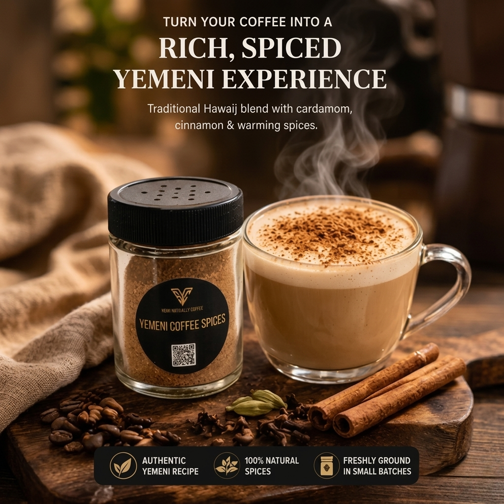 Yemeni Coffee/Tea Spices (Hawaij) 20gm jar